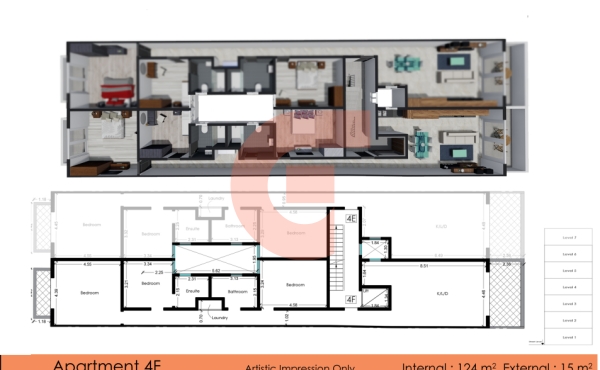 Apt 4F